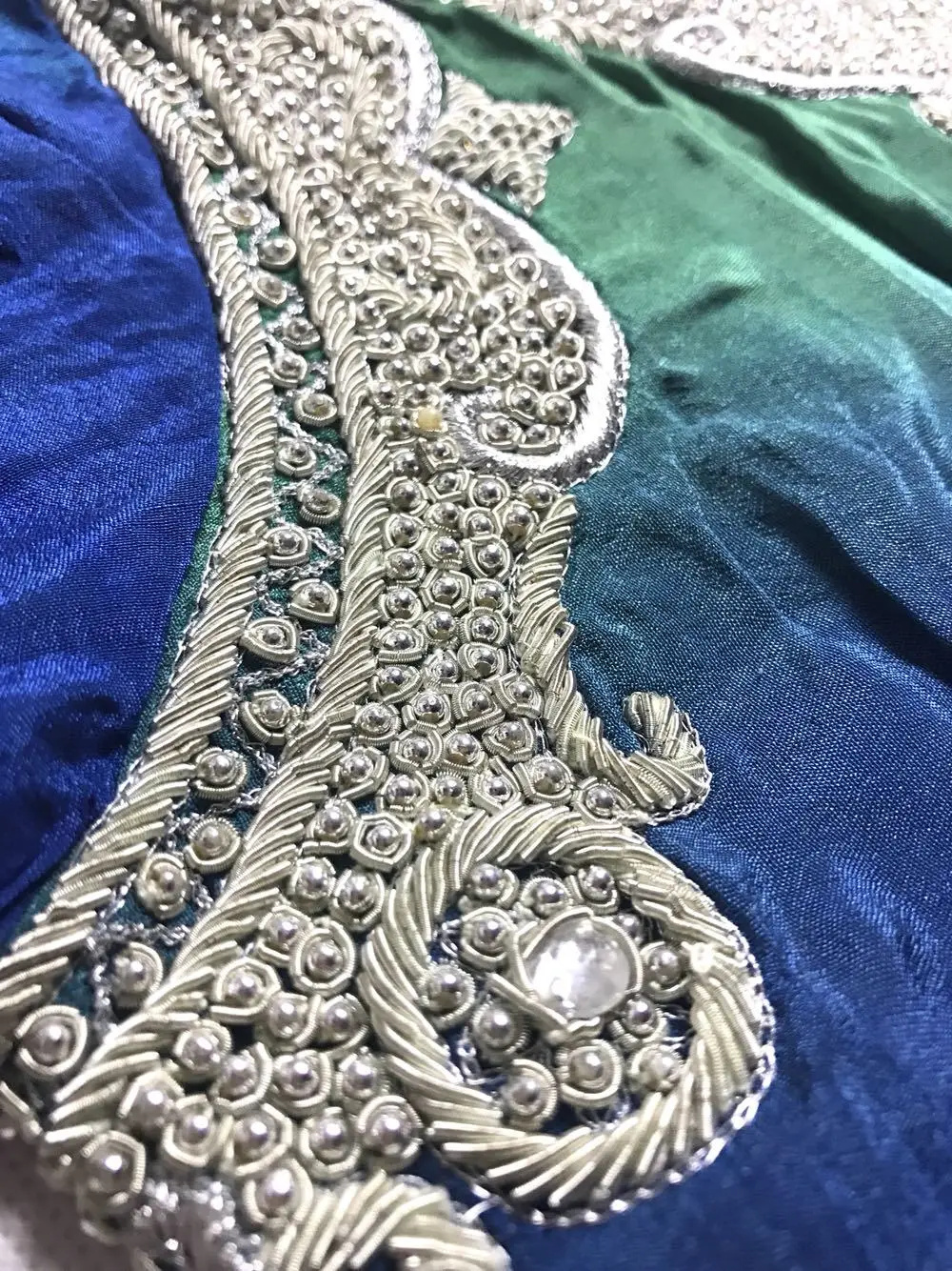 Женская короткая куртка Choli синий зеленый цвет индийская одежда платье-сари