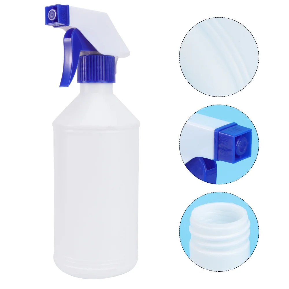 

4pcs 500ml Mist Pump Bottle Spray Bottle Water Spray Empty Sprayer Refillable Bottle Water Bottle (Random Color Noz