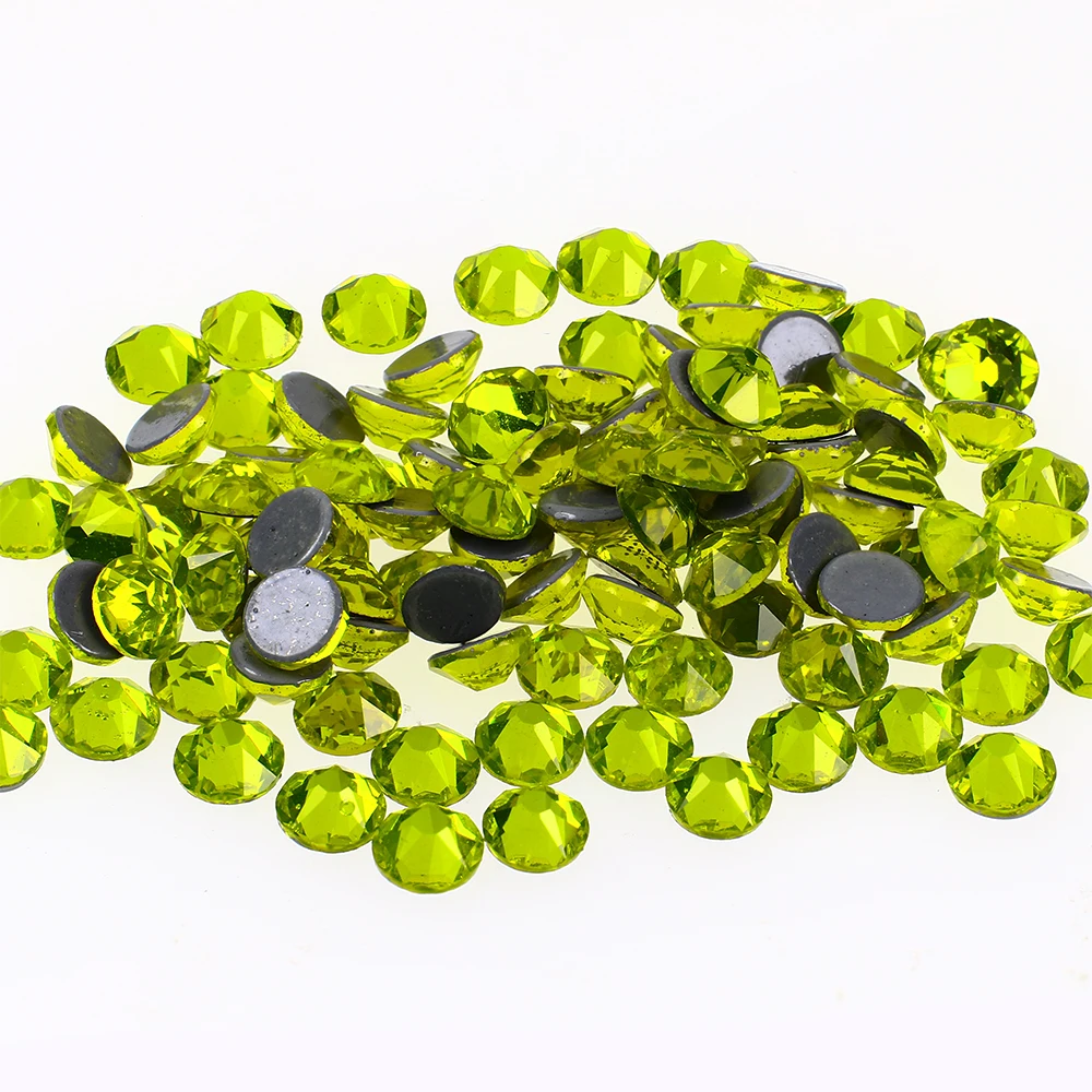 Цитрин Стразы горячей фиксации стразы с плоским основанием для утюга на