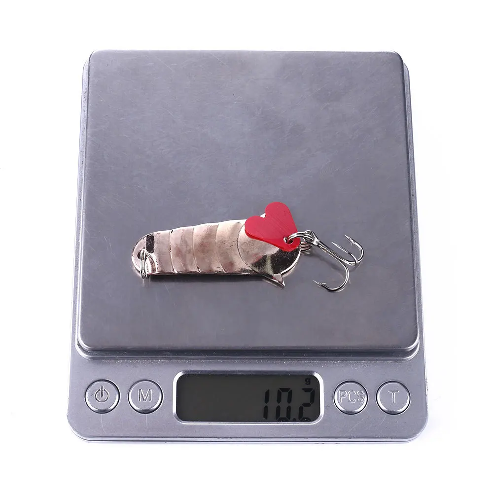 

5cm-10g black copper metal Sequin artificial fishing bait