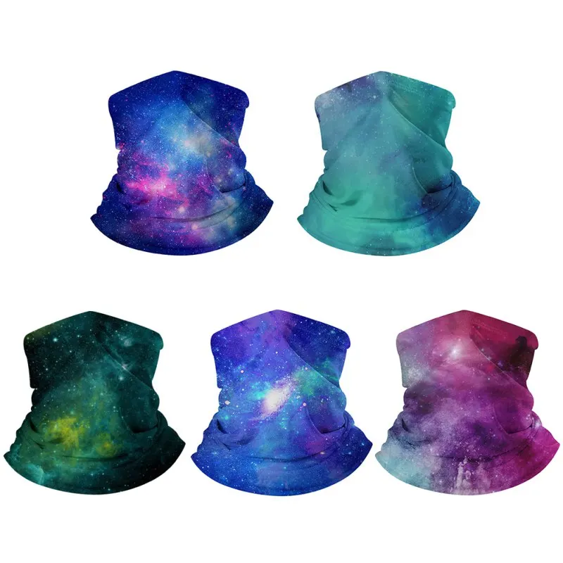 Мужской женский спортивный шарф для отдыха Звездный цвет активного