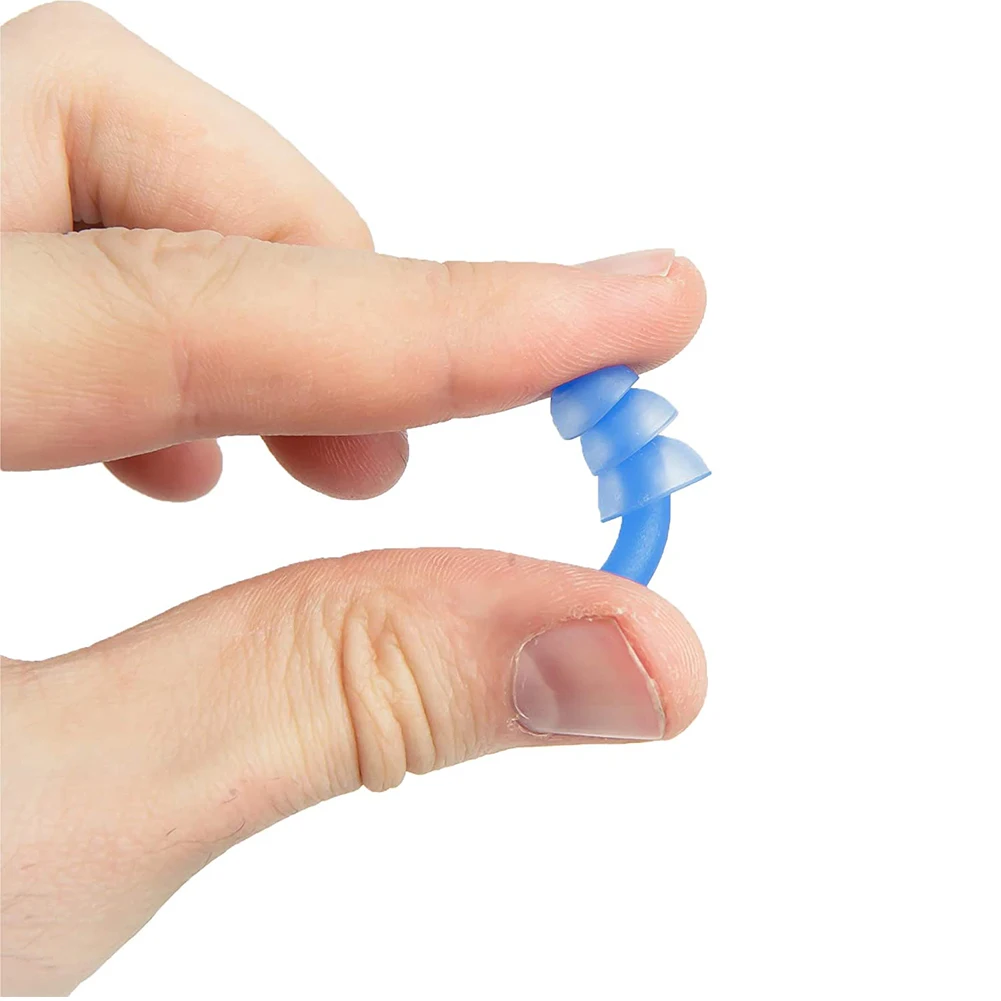 

3PCS Swimming Earplugs Nose Clips Comfortable Soft Silicone Nose Pincher Swimming Accessories for Amateur Experienced Swimmers