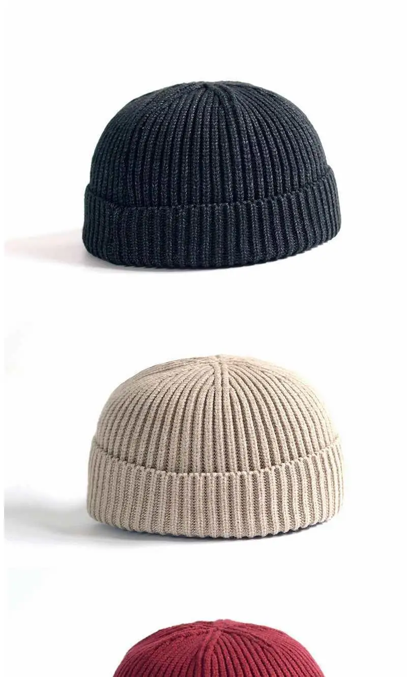 Вязаные мужские зимние шапки бини, шапки Skullies Bonnet, Зимние головные уборы для мужчин и женщин, Теплые Мешковатые шапки из флиса для спорта на открытом воздухе