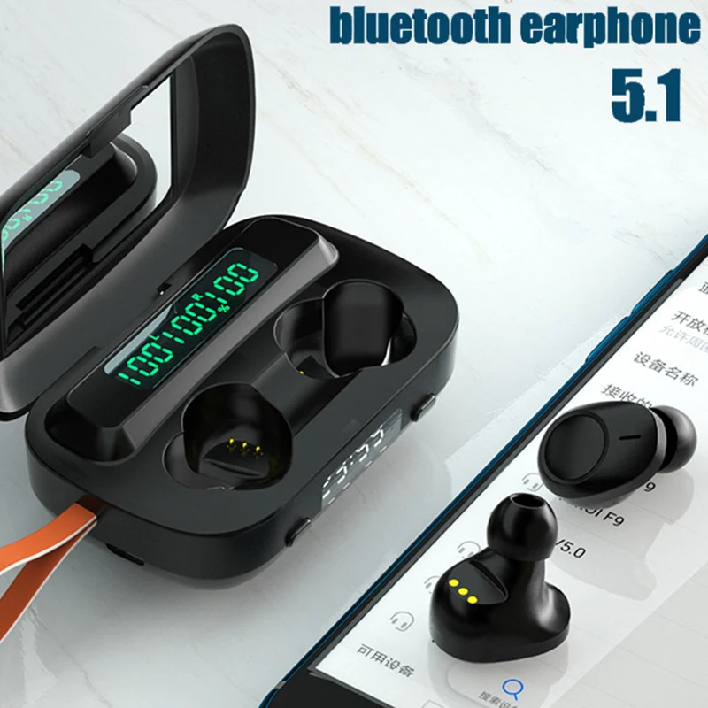 Спортивная водонепроницаемая гарнитура Bluetooth наушники с сенсорным управлением