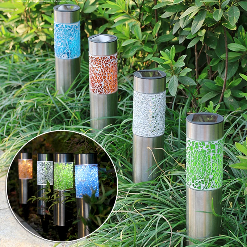 

New Solar Landscape Light Waterproof Outdoor Unique Courtyard Lawn Lamp For Garden Patio Decoration Solar Lamps Summer Holiday