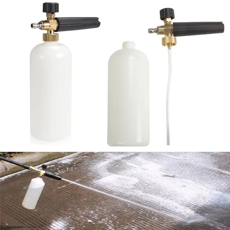 1/4 пенная Насадка Пистолет Регулируемая Снежинка пенопластовая банка высокого