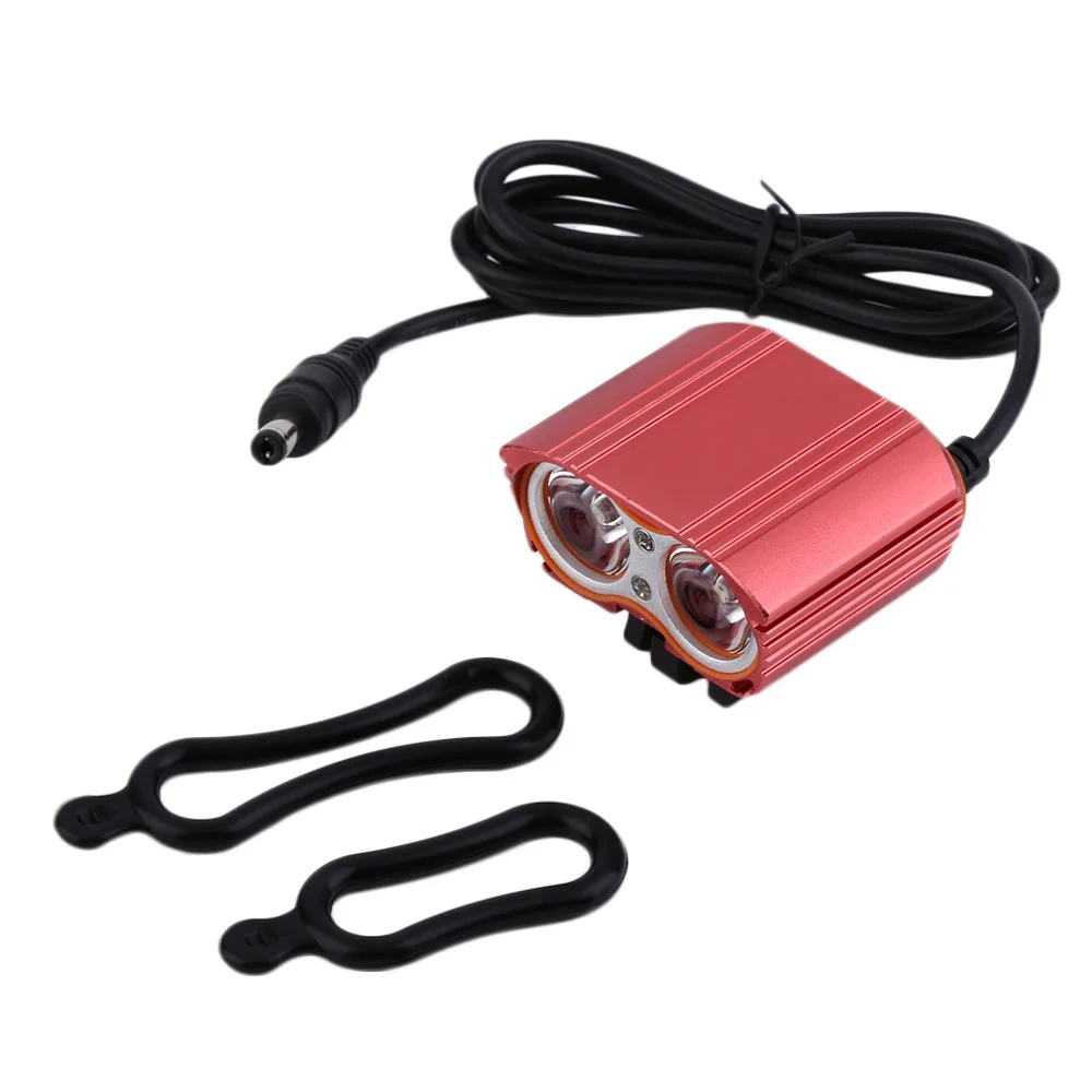 Водонепроницаемый 5000 Лум Led велосипедные светодиодные фары X2 USB яркая передняя