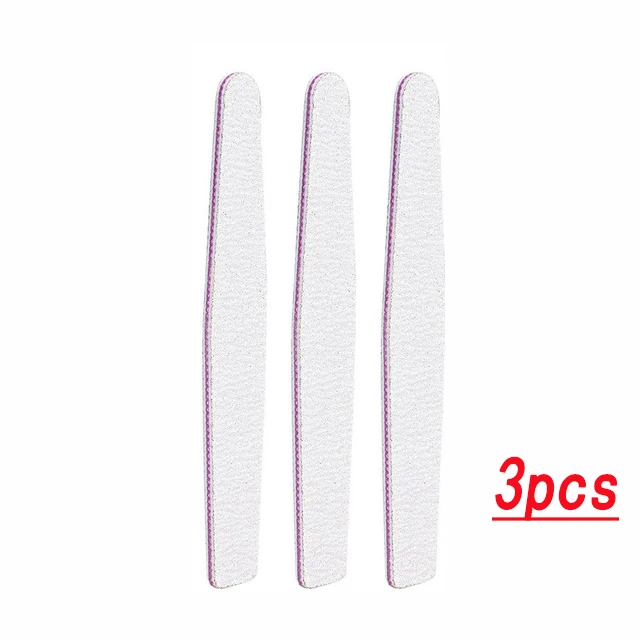 3 PCS 5 шт./лот 100/180 шлифовальный буферный блок пилка для ногтей Педикюр Маникюр Полировка лак Инструменты для ногтей профессиональные пилки для ногтей - Цвет: 3 PCS