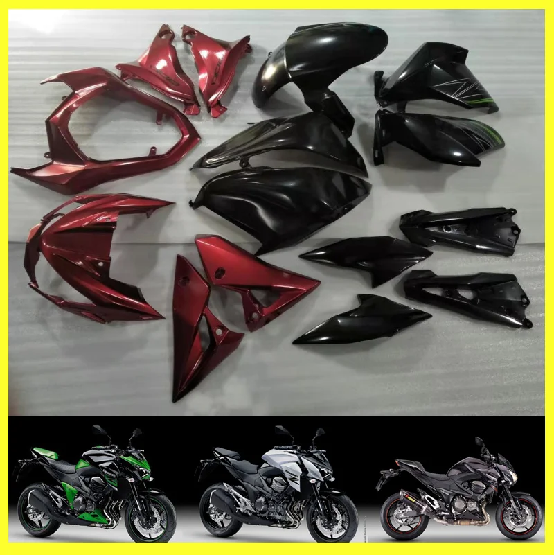 Красный Мотоцикл обтекатель яркий черный аксессуары Подходит для Kawasaki z800 2013 задний хвост - Цвет: Красный