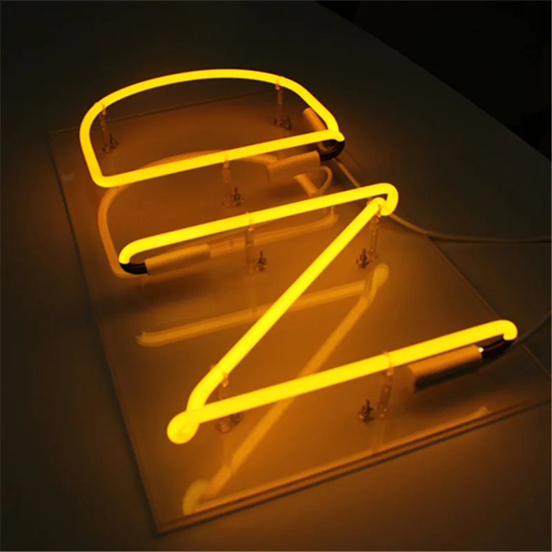 Светодиодный неоновый цветной стеклянный тюбик для украшения ночного клуба на