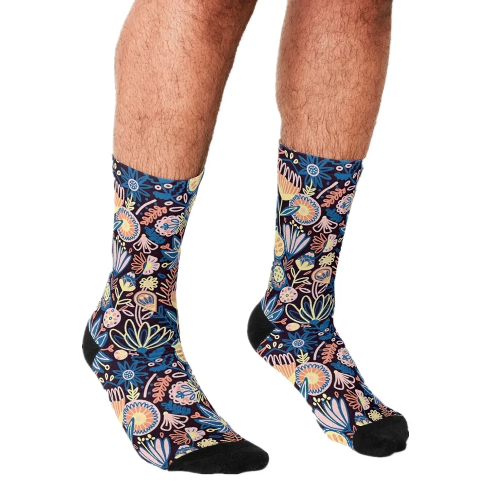 

2021 забавные мужские носки с принтом роща деревьев, мужские счастливые носки в стиле хип-хоп, милые мужские сумасшедшие носки в уличном стиле...