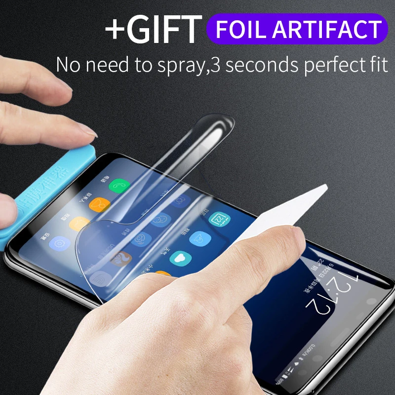 3D мягкая Гидрогелевая пленка для Samsung Galaxy S10 S9 S8 Plus 5G A8 Защитная экрана Note 10 9 8 S7 Edge |
