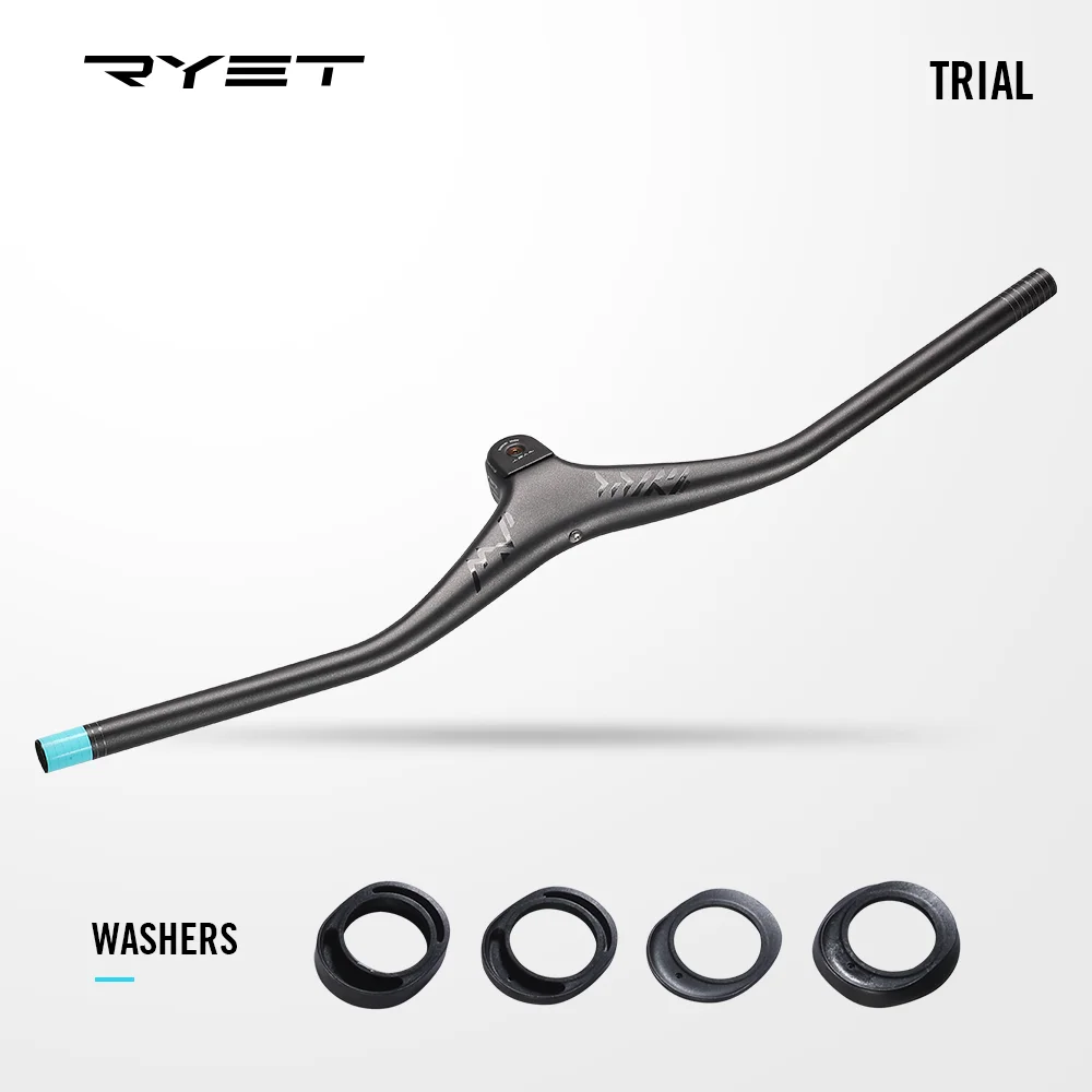 Новый интегрированный горный велосипедный руль RYET Carbon T1000 Rise 740мм с наклоном -5 градусов UD Matte XC Flat Bar Stem для горных велосипедов в 2023 году.