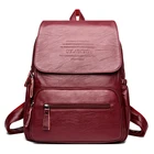 Новинка 2022, зимний женский рюкзак, Высококачественная кожаная женская сумка, большие вместительные рюкзаки, дорожные сумки, модные школьные сумки для девочек