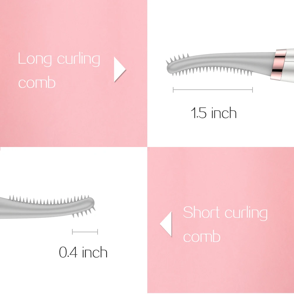 Electric Heated Eyelash Curler, TOUCHBeauty Rechargeable Lash Curler, Heated Eyelash Curler, Eye Lash Curler-Fast Heating Up