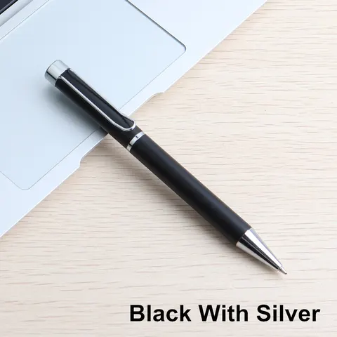 GENKKY 1 шт. высококачественная металлическая Тяжелая шариковая ручка 0,7 мм синий/черный шариковая рекламная подарочная ручка для унисекс