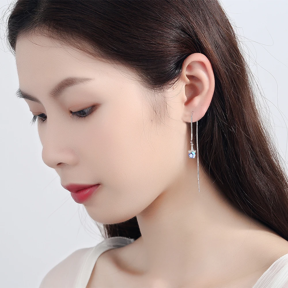 Todorova модные серьги для женщин фэнтези градиент кристалл единорог кисточка Ушная