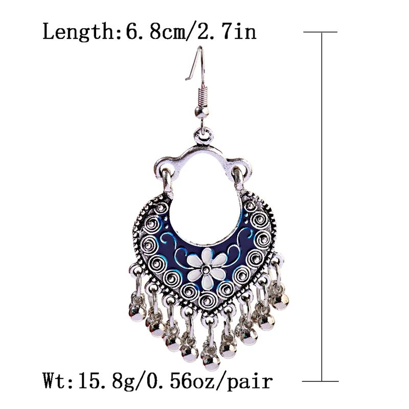 Boho цыганские кисточки индийские висячие серьги 2020 женские ювелирные изделия