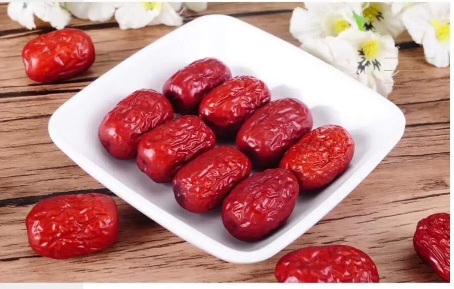 500 г Специальный продукт красный jujube Ruoqiang маленькие красные даты серый суп congee