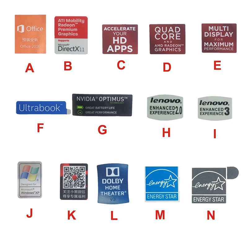 DIY Sticker Original 8th Generation Cpu I3 I5 I7 Xeon Pentium Desktop Computer Notebook Decoration Label |