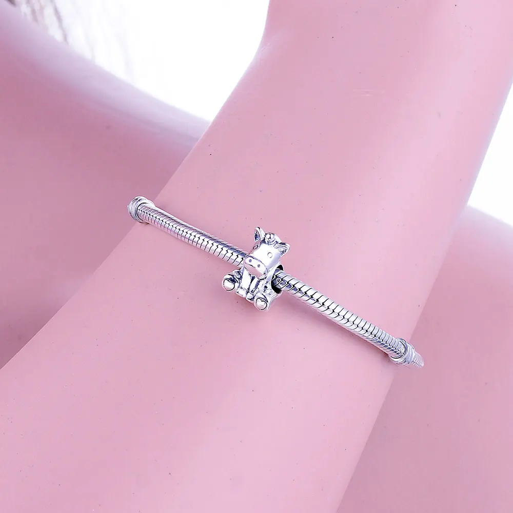 Новый дизайн 2019 подвески-бусины в виде животных и лошадей подходят для