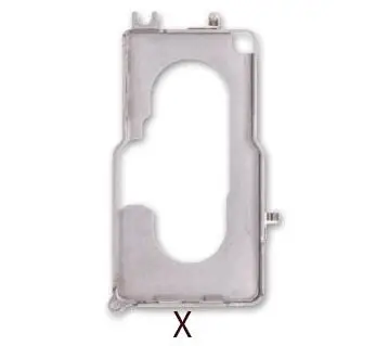 For iphone X Задняя камера металлический кронштейн держатель для iphone X XS MAX 6 6s 7 8 Plus Основная камера металлическая рамка Кронштейн пластина запасные части - Цвет: For iphone X