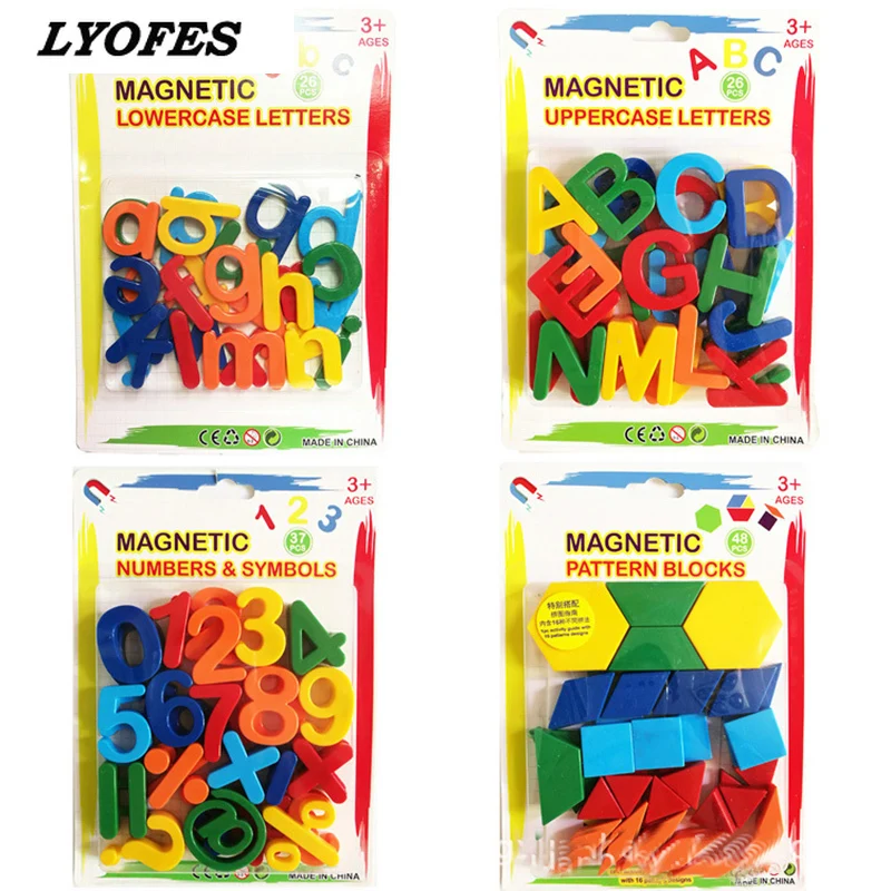 

26pcs Magnetic Learning Alphabet Letters Plastic Refrigerator Stickers Toddlers Kids Learning Spelling Counting Educational Toys