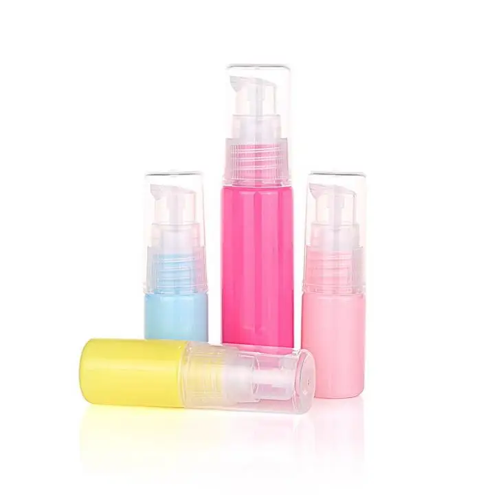 値段 10 ミリリットルマカロン空のペットプラスチックカラフルなボトルポータブル旅行化粧品容器香水ローション SN3209