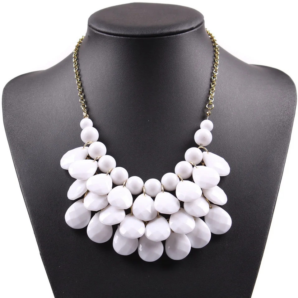 Ожерелье с пузырьками женское ювелирное изделие акриловое ожерелье из бисера