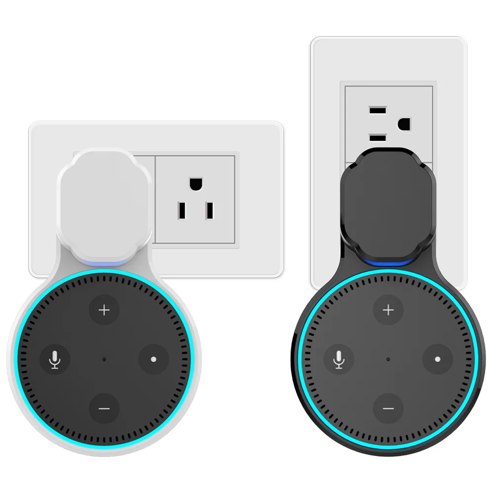 На выходе настенное крепление Стойка вешалка для Amazon Alexa Echo Dot 2rd Gen работает с 2