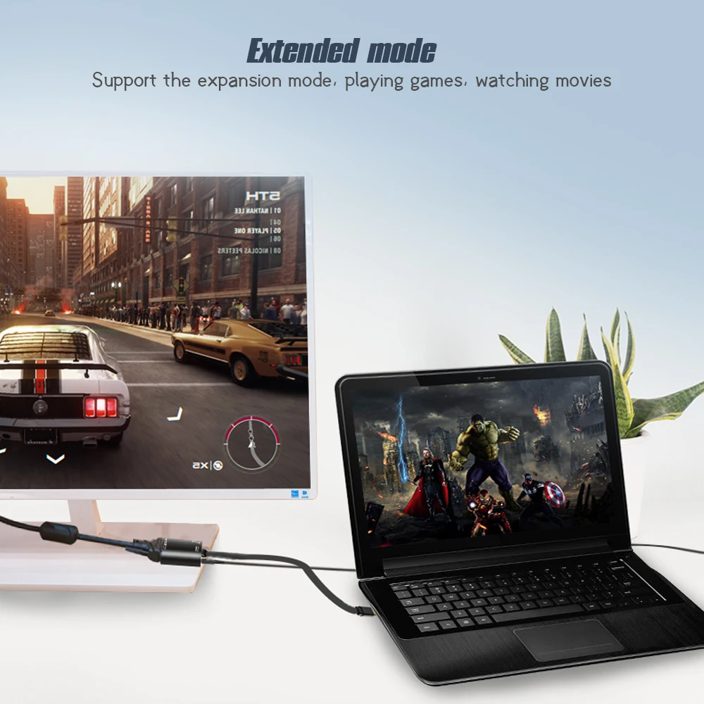 Vmade usb-хаб 5 в 1 USB C к HDMI адаптер 4K тип-c к HDMI/VGA/аудио/USB 3,0 порт+ USB C порт(PD) конвертер для ноутбука Macbook