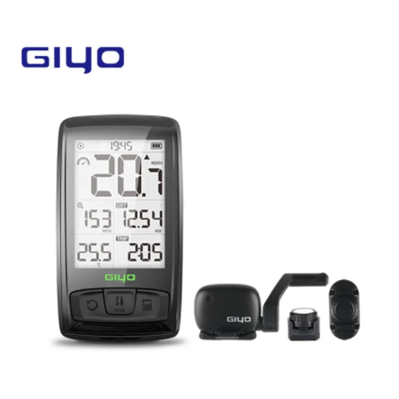 Without HRM GIYO M40 компьютерный беспроводной Bluetooth 4,0 велосипедный компьютер держатель велосипедный измеритель скорости/датчик Каденции с Маген HRM - Цвет: Without HRM