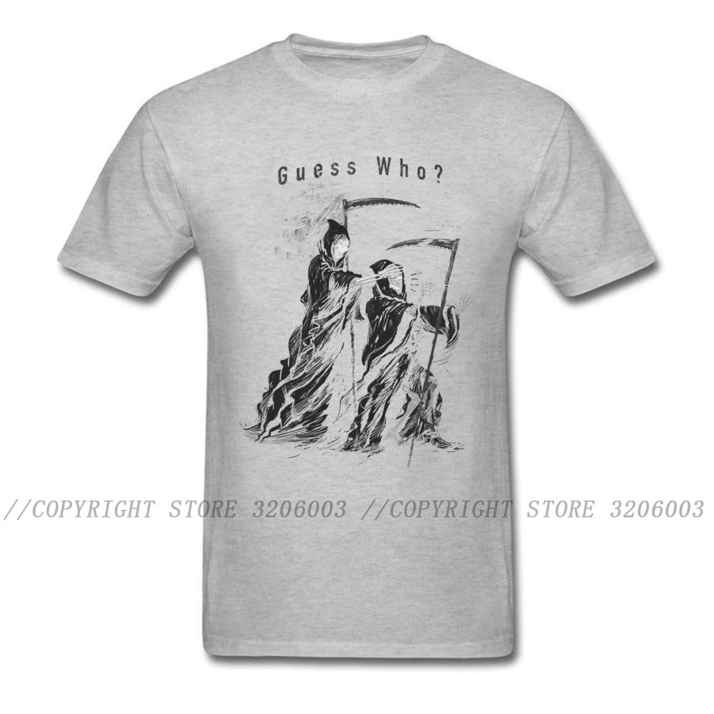 Футболка мужская с коротким рукавом тенниска принтом черепа мрачного Жнеца