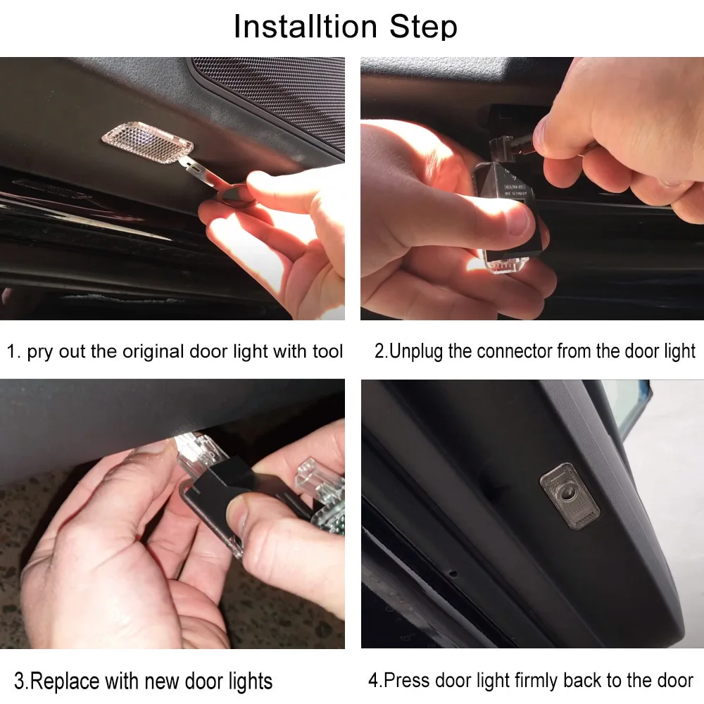 2 шт. автомобиля светодиодный Дверь Добро пожаловать Светильник проектор для AUDI A3