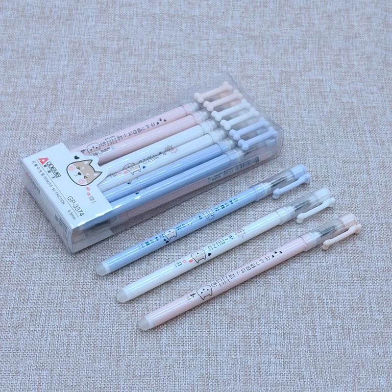 Ручка гелевая стираемая с голубыми чернилами 3 шт./компл. 0 5 мм| |