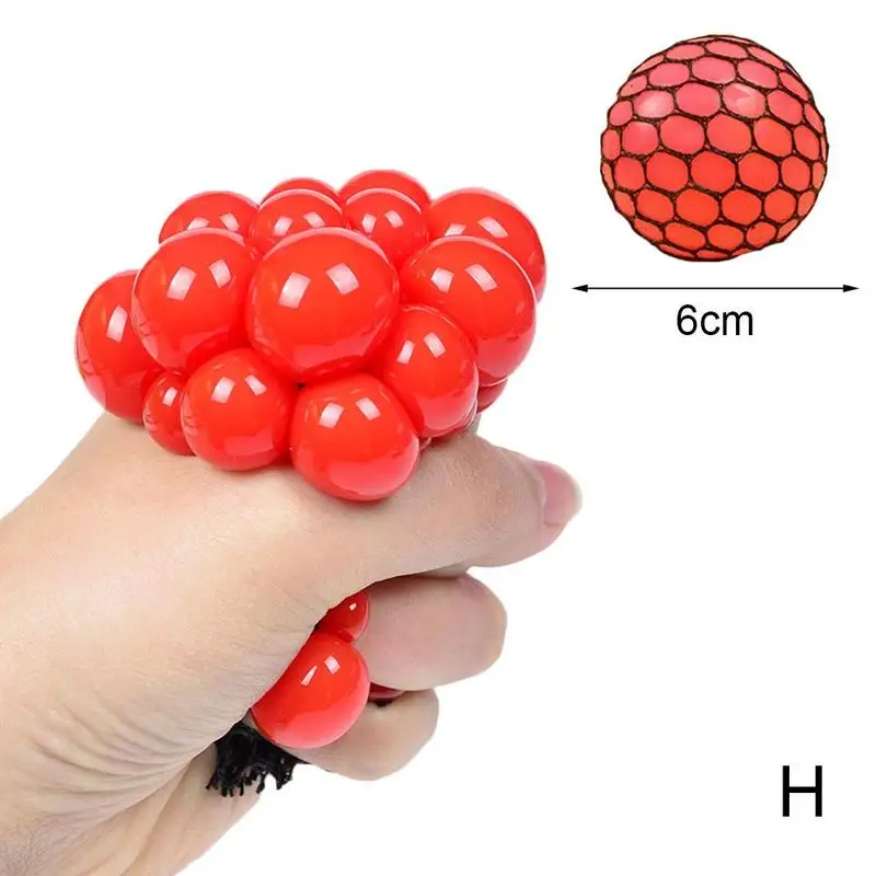

Creative new vent grape ball pinch music hand pinch vent toy whole person decompression water ball grape ball ball vent X6J4