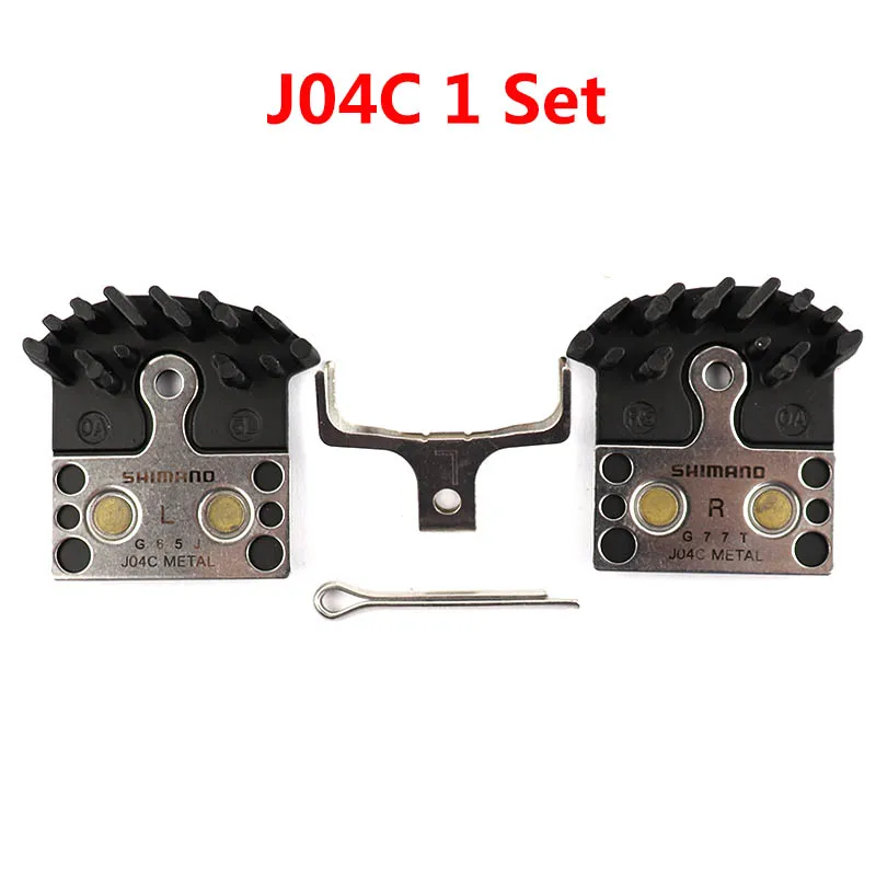 J04C 1Set SHIMANO дисковые Тормозные колодки DEORE XT SLX DEORE J03a Смола Ice Tech J04C Металл Ice Tech тормозные колодки MTB Горный сиденья для велосипеда - Цвет: J04C 1Set