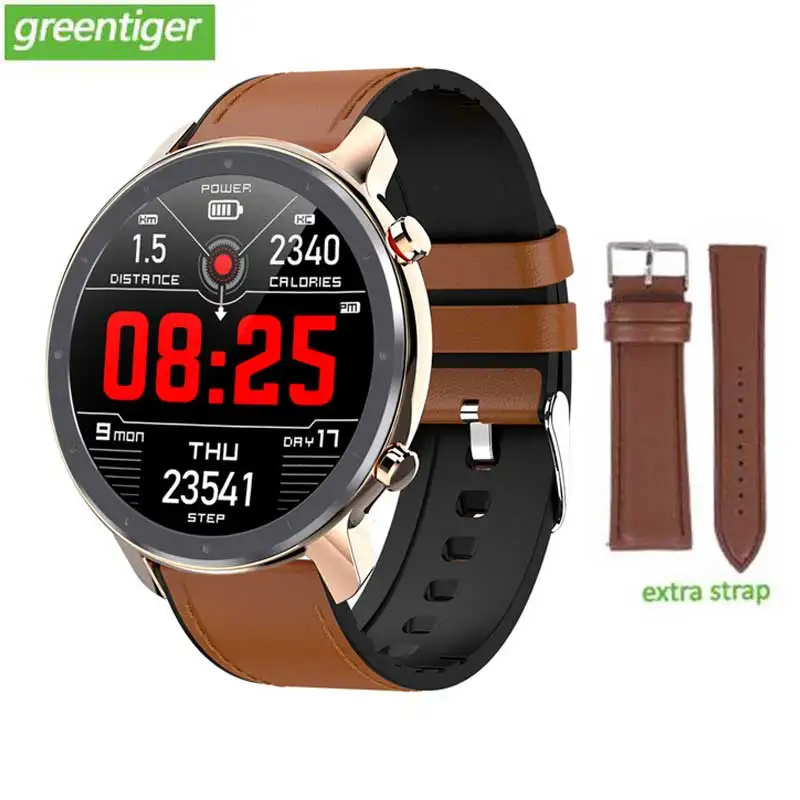 Greentiger L11 Смарт часы для мужчин ЭКГ + PPG монитор сердечного ритма кровяного