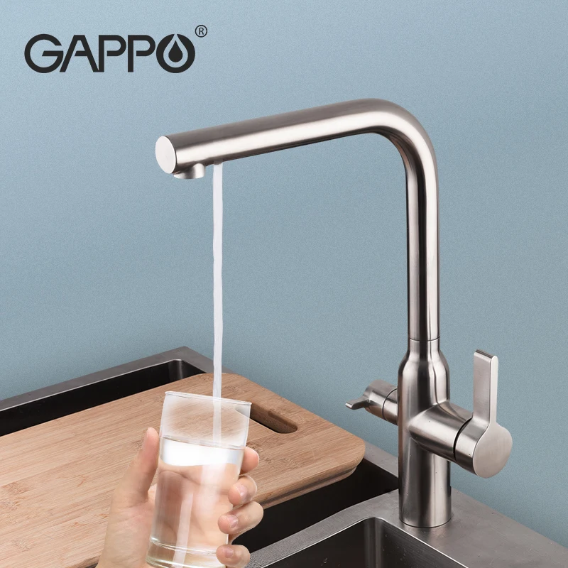 GAPPO смеситель для кухни с фильтром G4399-4 | Обустройство дома