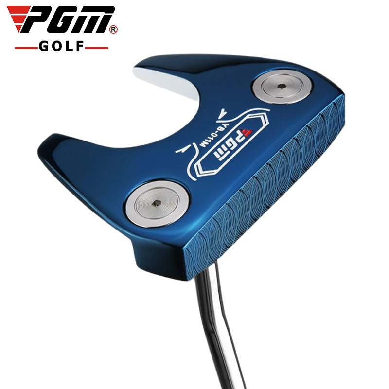 Send Club Caps! PGM Genuine Professional Golf Club Men's Putter Club Blue/Gold with Sight Large Grip High Batting Stability
