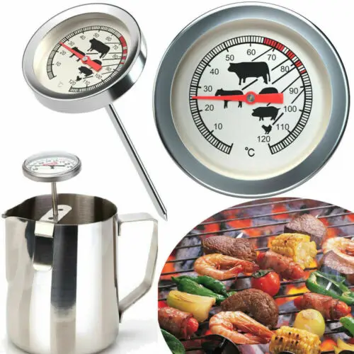 

Stainless Steel Instant Read Probe Water Thermometer Water Gauge Household Thermometers
