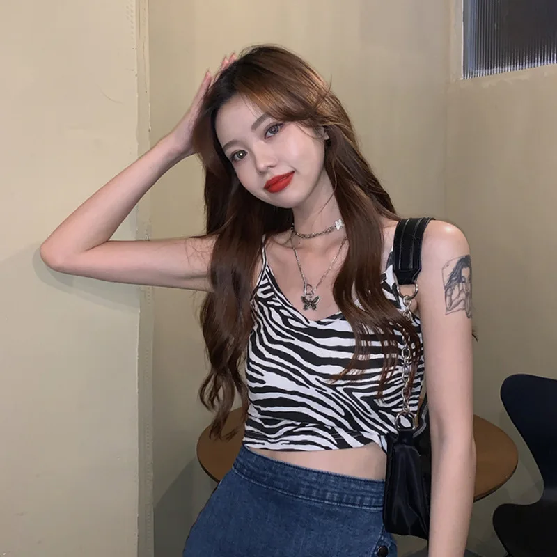 

Женская маленькая кофта, летняя одежда для улицы и дома, пикантные Короткие топы без рукавов в Корейском стиле, 2021