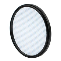 lxab rainbowblue streaks effect filter 7782mm circular lens flare filter brushed widescreen movie special effects filter