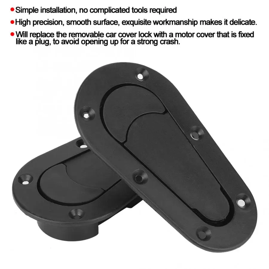 Универсальный комплект замков для капота гоночного автомобиля|Крышки двигателя|