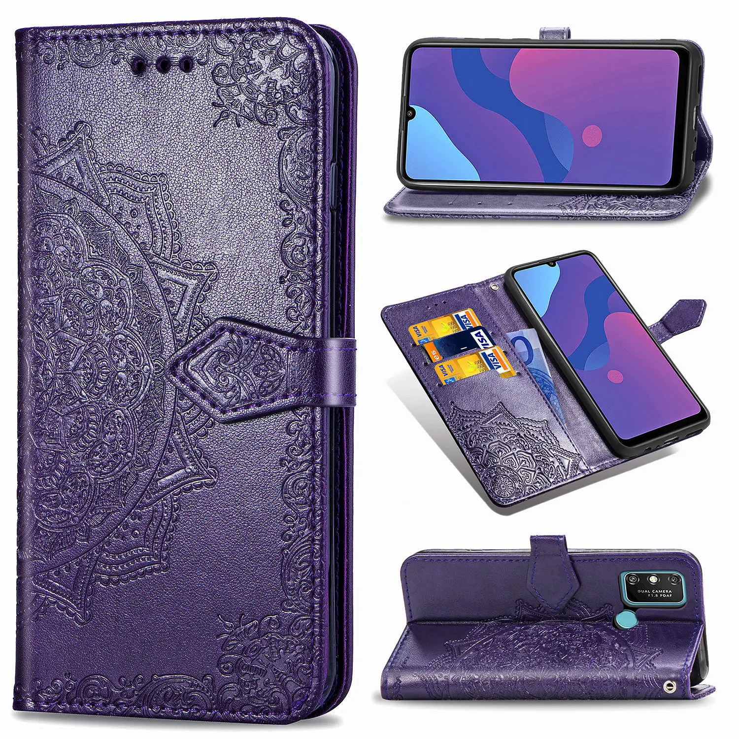 Кожаный чехол-книжка для Huawei Honor 9A 9S 9X 10X 7A 8A 8S 8C Y5 Y6 Y7 Y8S P Smart 2020 2021 Mate 40 honor 8 9 10 20 30 Lite |