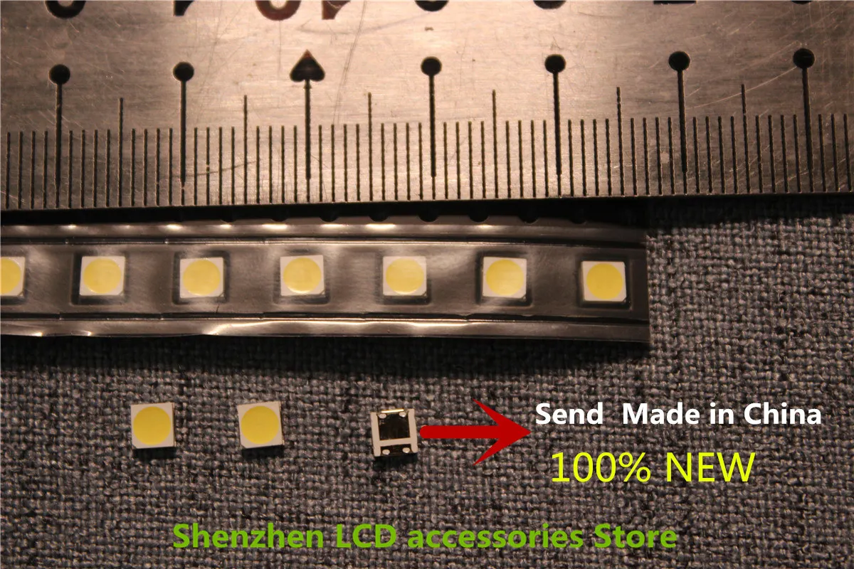 200 шт./лот для альтернативного крепления LG SMD СВЕТОДИОДНЫЙ 3535 6V холодный белый 2 Вт светодиодный 42LB5610 42LB5510 42LY320C 42GB6310