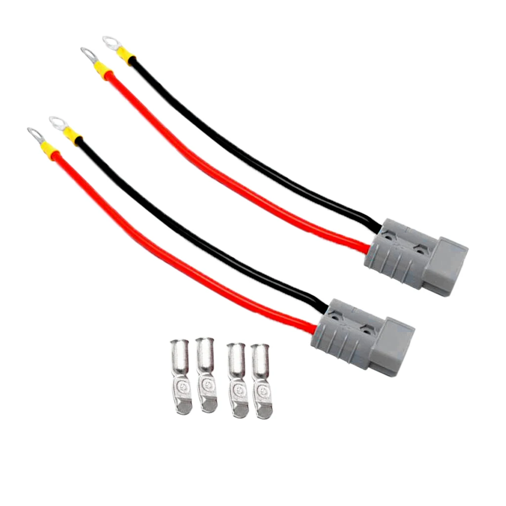 2 шт. 25 см 10 12AWG кабель провод быстрое подключение 50Amp комплект штепсельной вилки
