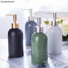 420 мл керамические диспенсеры для мыла, эмульсионная бутылка для дозатора с золотой насадкой для душа, бутылка для шампуня