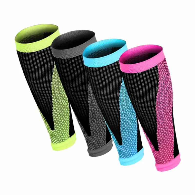 

1 Pair Sports Safety Running Cycling Compression Sleeves Calf Leg Shin Splints Breathable Legwarmmers Sports Protection
