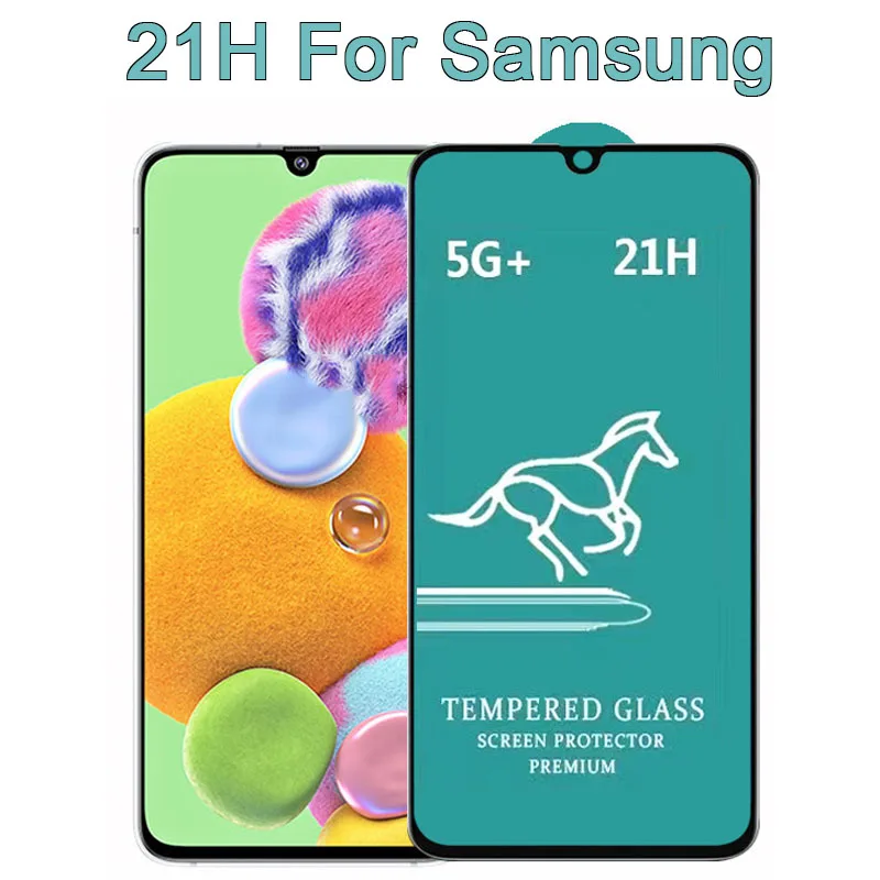 100 шт. Swift Horse 21H для Samsung A11 A02S A12 A21S A31 A4 A51 A71 A81 A91 A10S A20S A30S A40S 2.5D полностью клеящееся